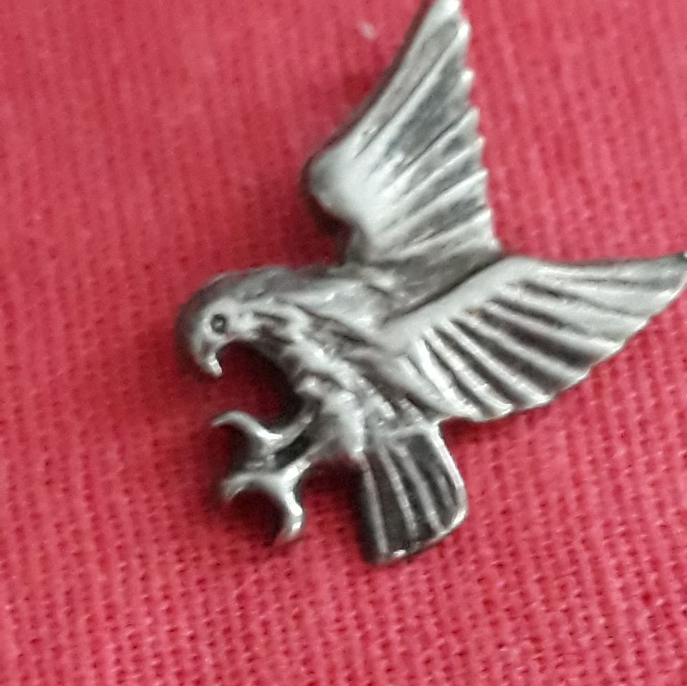 925 SILVER VINTAGE EAGLE CHARM - Picture 2 of 11